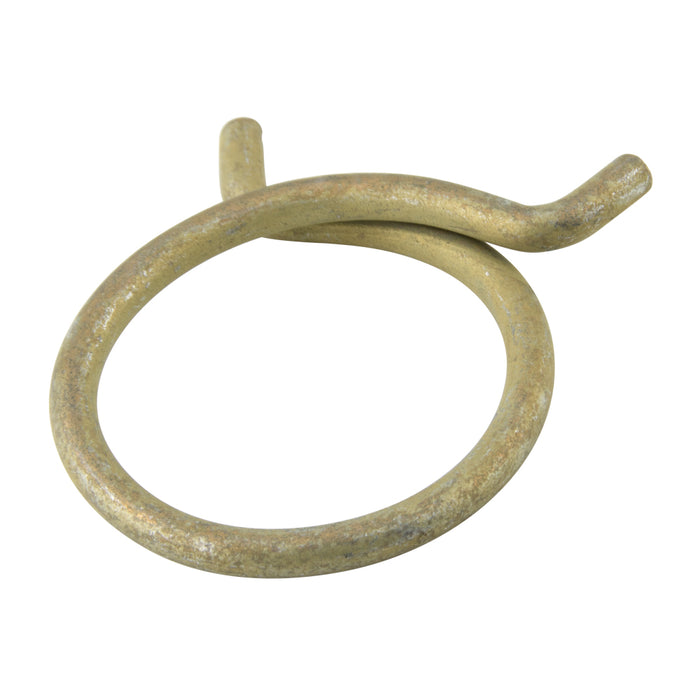 Spring Grip Hose Clamp for Hose OD 1 3/4" x .172" Wire DIA Spring Steel, Zinc Dichromate (Yellow) Plated