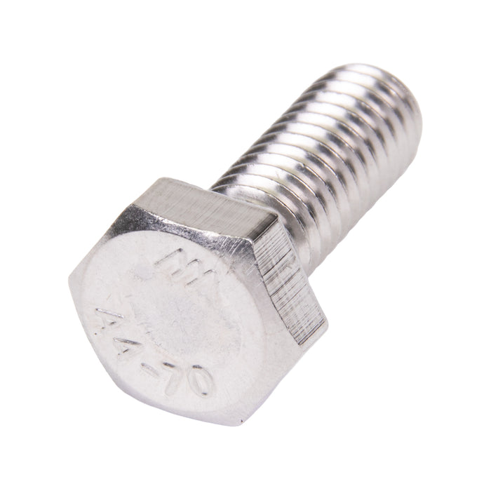 Hex Head Cap Screw DIN 933 M8 x 1.25 x 80mm Full Thread A4 Stainless Steel DIN 933/A4 M8X80