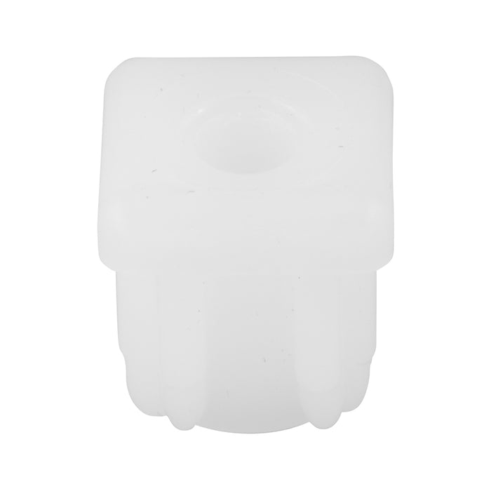 Bouchon coulissant pour tube carré de calibre 16/18, 3/4 po x 5/16 po-18, polyéthylène, couleur naturelle, par Spaenaur Inc.