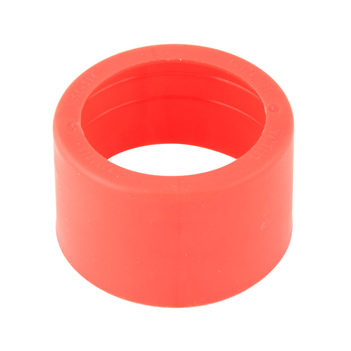 Pipe Thread Protector Open End 1 1/4" N.P.T. Low Density Polyethylene Colour Red by Spaenaur Inc.