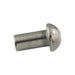 Bouton à rivet en acier massif à tête ronde, 3/4 po de diamètre x 2-1/2 po de longueur, en acier à faible teneur en carbone non recuit, ANSI B18.1.2-1972(R1983) par Spaenaur Inc.