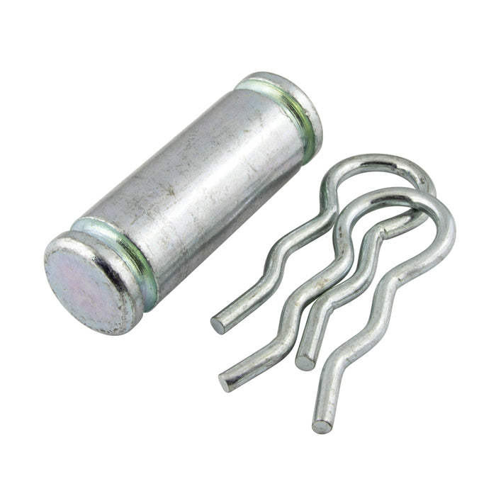 Clevis Pin GRooved W/2 Hair Pin Cotters 1" x 2-1/8" Usable LGTH Steel Zinc Plated by Spaenaur Inc.