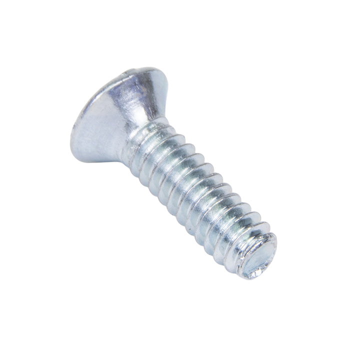 Machine Screw, Flat Head, Phillips Drive, #8-32 UNC x 2" Length, Steel Zinc Plated Trivalent by Spaenaur Inc.