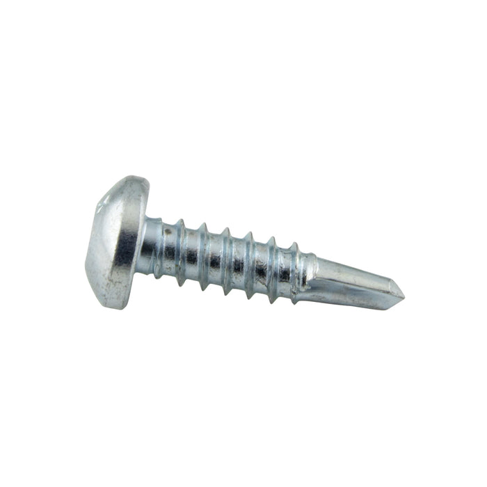 Teks Point 2 Self-Drilling Screw, Pan Head, Square Recessed Socket, #8-18 x 3/4" Length, Carbon Steel Zinc Plated by Spaenaur Inc.