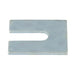 Cale, usage général, 1 1/2 po de longueur x 1 1/4 po de largeur. Épaisseur de 0,074 à 0,080 po, largeur de fente de 11/32 po. Acier à faible teneur en carbone zingué par Spaenaur Inc.