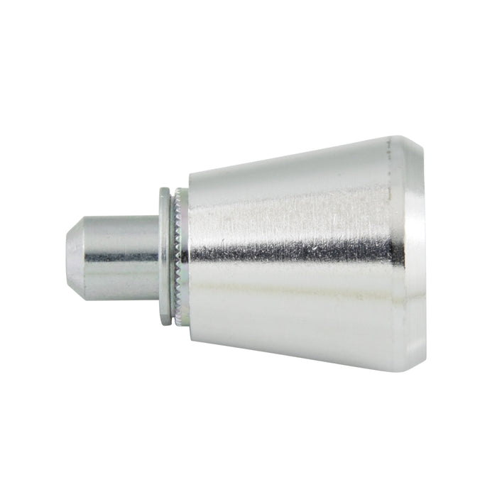 Plunger, Spring Loaded, Thread-In Style Knob 6262-T9 Aluminum Plain by SouthCo