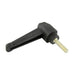 Clamping Lever with 90 Degree Arm, Male Thread 3.70" Length, 5/16"-18 x 1-14" Stud 3.10" Overall Height Thermoplastic Material Black by Spaenaur Inc.