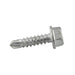 Self-Drilling Screw, Indented Hex Washer Head, 1/4"-14 x 1" Length, Stainless Steel 410 by Spaenaur Inc.