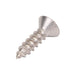 Tamper-Resistant Tapping Screw, Oval Head Spanner Drive, 6A/AB x 1/2" Length, Stainless Steel 18-8, Type A or Type AB by Spaenaur Inc.