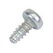 Tapping Screw, Pan Head Square Socket Drive, Type B, #6 x 3/8" Length, Low Carbon Steel Trivalent Zinc Plated by Spaenaur Inc.