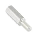 Entretoise hexagonale, filetage mâle/femelle, profondeur du trou 3/8", longueur du goujon 1/4", filetage n° 6-32 UNC, longueur 5/8", 1/4" AF Alliage d'aluminium 2011T3, Iridite n° 14 Chromate par Spaenaur Inc.