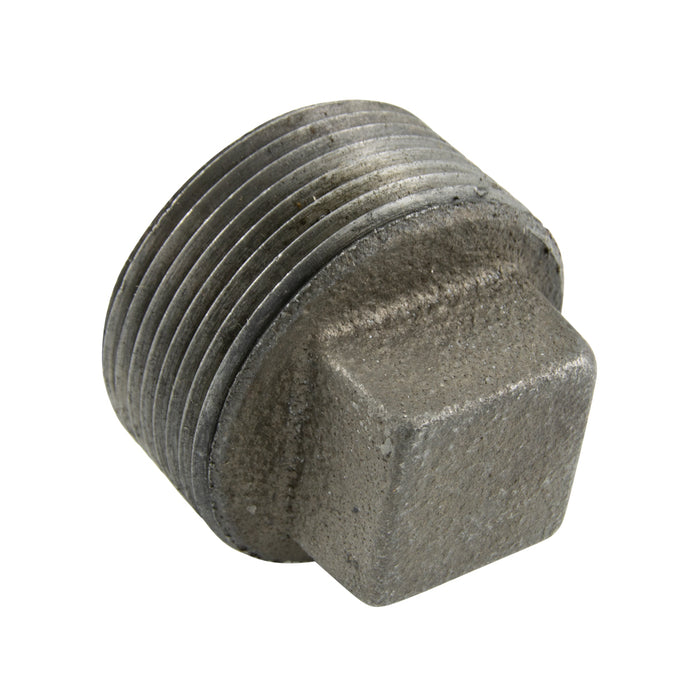 Deep Reach Magnetic Plug Assembly, 3-Disc Magnet Style, 1 1/4"-11 1/2 NPTF x 4-11/32" O/A LGTH Ceramic I Magnets, Cast Iron Body by Spaenaur Inc.
