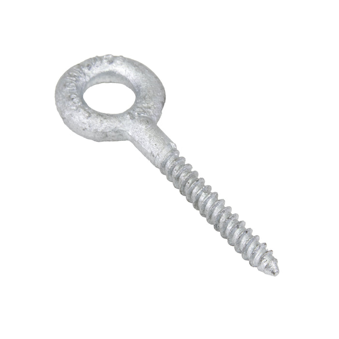 Boulon à œil à vis 5/16 po x 2 1/4 po de longueur de tige, œil de 5/8 po de diamètre intérieur Acier forgé à chaud Galvanisé à chaud