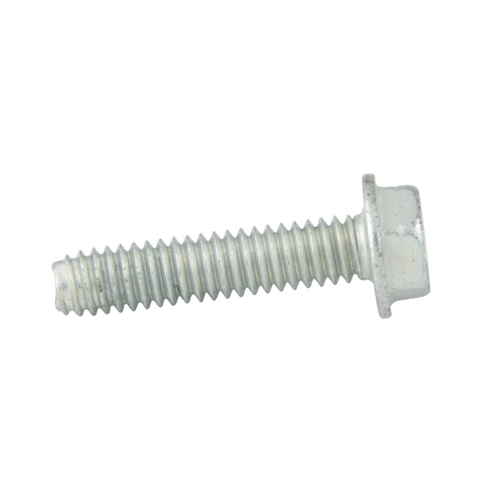 Thread Rolling Screws, Indented Hex Washer Head, Fully-Threaded, #6-32 x 1/4" Length, Case Hardened Low Carbon Steel Zinc Plated