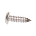 Tapping Screw, Button Head Torx Drive, #8 x 1/2" Length, Stainless Steel by Torx®