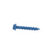 Tapcon Anchor Concrete Screw, Slotted Drive, Hex Washer Head, Hi-Lo Thread, 1/4" Dia x 1-1/4" Length, C1022 Steel Blue CLIMASEAL® by Tapcon®