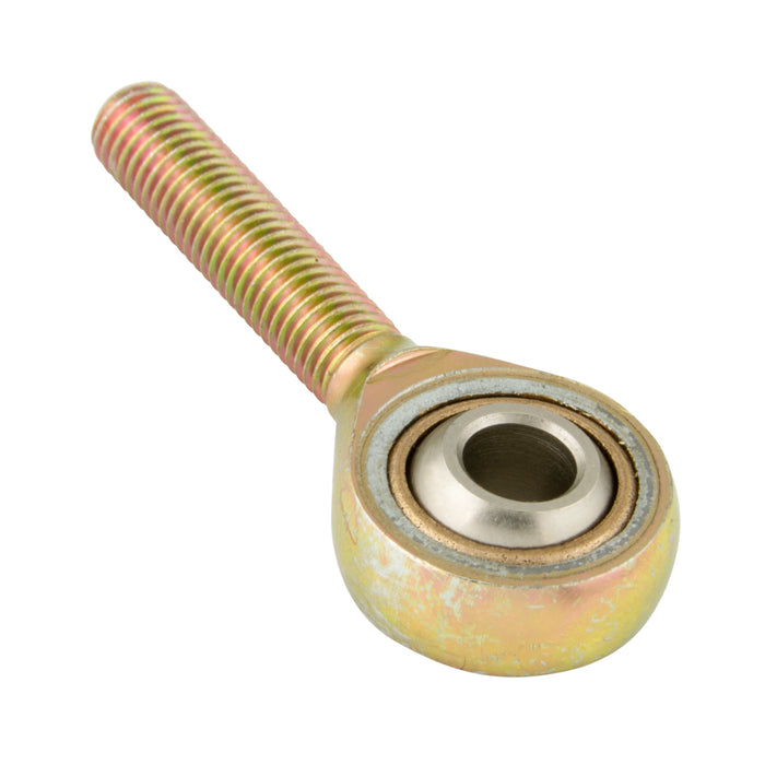 Rod End with Bearings, Alinabal V Series, Plated Steel Housing, Phosphor Bronze Race, Hardened Plated Steel Ball Male 3/4"-16 Left Hand THRD Mild Steel