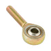 Rod End with Bearings, Alinabal V Series, Plated Steel Housing, Phosphor Bronze Race, Hardened Plated Steel Ball Male # 10-32 Left Hand THRD Mild Steel by Spaenaur Inc.