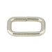 Oblong Tuck Loop ID 1" W x 7/16" H, .113" Wire DIA Steel Wire Nickel Pl by Spaenaur Inc.