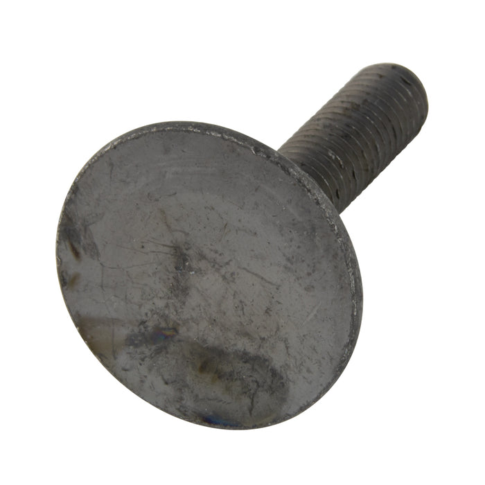 Elevator Bolt, Large Head, 3/8"-16 x 2-1/2" Length, Steel Plain Grade 5, ASME/ANSI B18.5