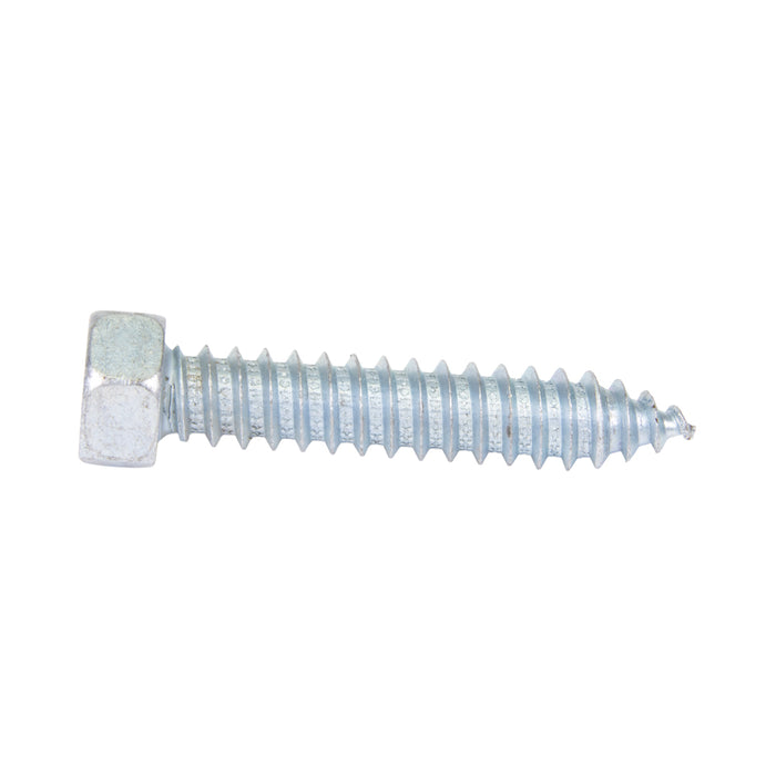 Tapping Screw, Indented Hex Washer Head Slotted Drive, Type A, #8 x 1/2" Length, Low Carbon Steel Zinc Plated Trivalent Chromate by Spaenaur Inc.