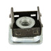 4-Sided Square Metal Threaded Adaptor for 1" Square Tube DIA x 16-18 Gauge x 1/4"-20 UNC Steel, Zinc Plated Base Finish by Spaenaur Inc.
