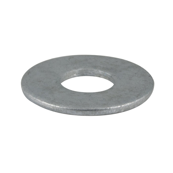 Rondelle, ronde, taille de boulon 3/8" ; diamètre intérieur 7/16" x diamètre extérieur 1" x épaisseur 5/64" ; en acier galvanisé mécaniquement par Spaenaur Inc.