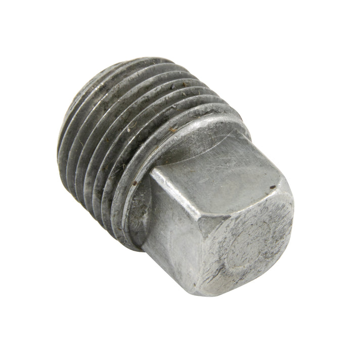 Bouchon magnétique à tête carrée pour tuyau 3/8"-18 NPTF x 1,05" O/A LGTH Aimant néodyme, corps en acier par Spaenaur Inc.