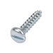 Tapping Screw, Pan Head Slotted Drive, Type A, #12 x 1" Length, Low Carbon Steel Zinc Plated by Spaenaur Inc.