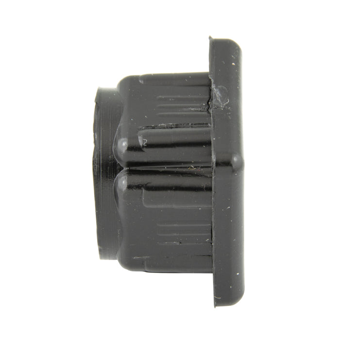 Insert Plug, Square Flat Base 1" x 13 Gauge Polyethylene Black by Spaenaur Inc.