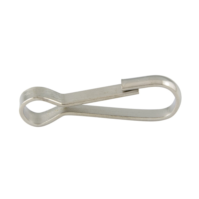 Snap Body 1 3/4" Oal, 1/4" Snap Opening Steel Nickel Plated