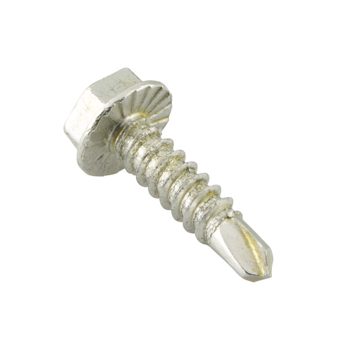 Self-Drilling Screw, Hex Washer Head, #8-18 x 1/2" Length, Aluminum T6-7075 by Spaenaur Inc.