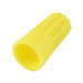 Twist-On Nylon Wire Nut with Steel Insert Zinc PLTD 5 or 6 x #18, 2 - 2 x #14, 2 x #12 Nylon Yellow by Spaenaur Inc.