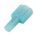 Copper Male Nylon Coupler, Solderless, Fully Insulated 22-18 GA Wire, 1/4" Blade Electrolytic Copper, Bright Tin Plate, Purple Plastic Insulation by Spaenaur Inc.