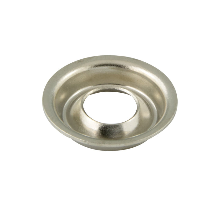 Countersunk Washer Flange Type for #6 Screw Brass, Nickel Plated