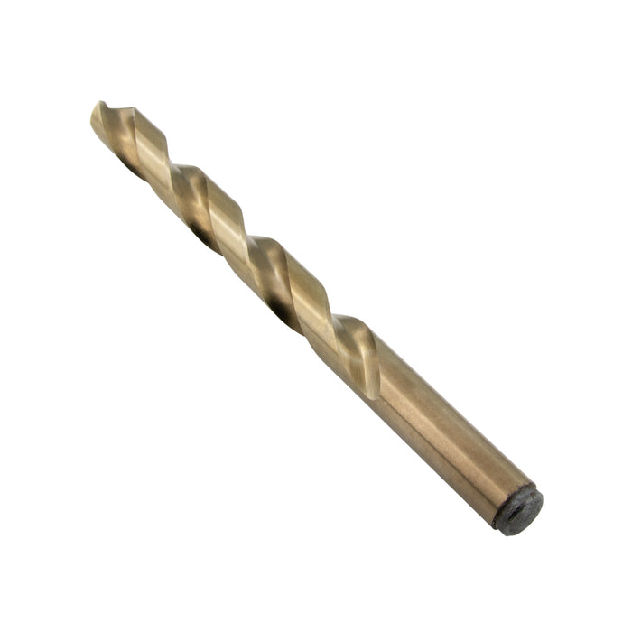 Jobber'S Length Drill, Heavy Duty, 135 Degree Split Point 13/32" DIA Cobalt HSS Gold Finish by Spaenaur Inc.