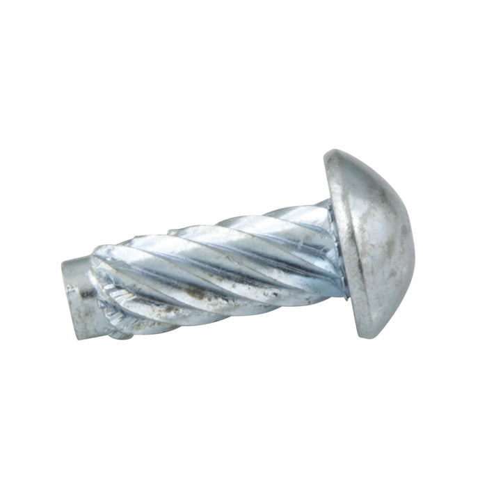 Type U Drive Screw, Round Head, #7 Gauge(0.152") x 1/2" Length, Steel Zinc Plated, ASME/ANSI B18.6.4