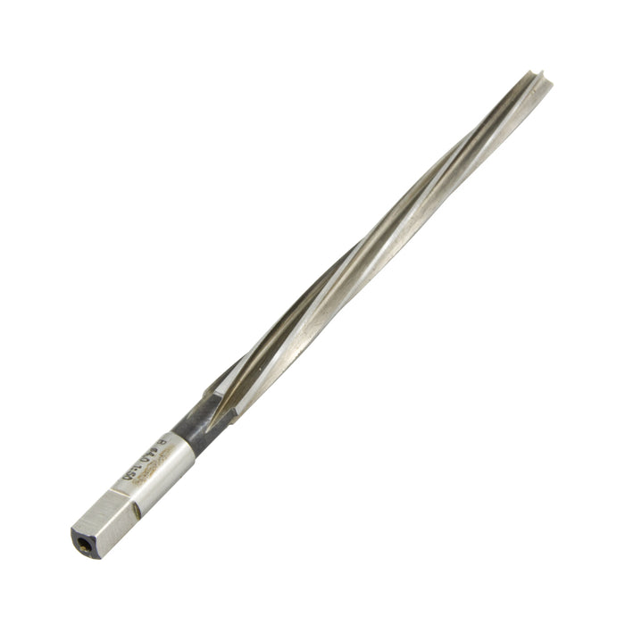 Alésoir conique, cannelure hélicoïdale : conicité 1:50, DIN 9-forme B 12 mm Acier rapide lisse DIN 9B 12 par Spaenaur Inc.