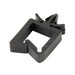 Wire And Cable Holder, Type 2 Top Entry, Latch GAte, for 3/16" Mountng Hole, 23/64" Inside LG x 7/16" Inside Wd, Nylon 6/6 Black by Spaenaur Inc.