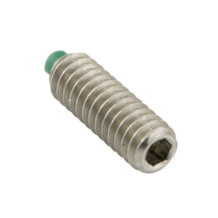 Vis à six pans creux avec embout en nylon n° 10-32 UNF x 5/16 po de long, acier inoxydable 303