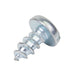 Tapping Screw, Pan Head Slotted Drive, Type AB, #2 x 1/4" Length, Steel Zinc Plated by Spaenaur Inc.