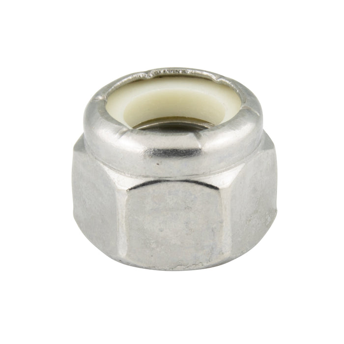 Fujilok Hex Finished Full Locknut M12 x 1.75 Pitch AISI-304 Stainless Steel Passivated with Stainless Steel Insert by Fujilok