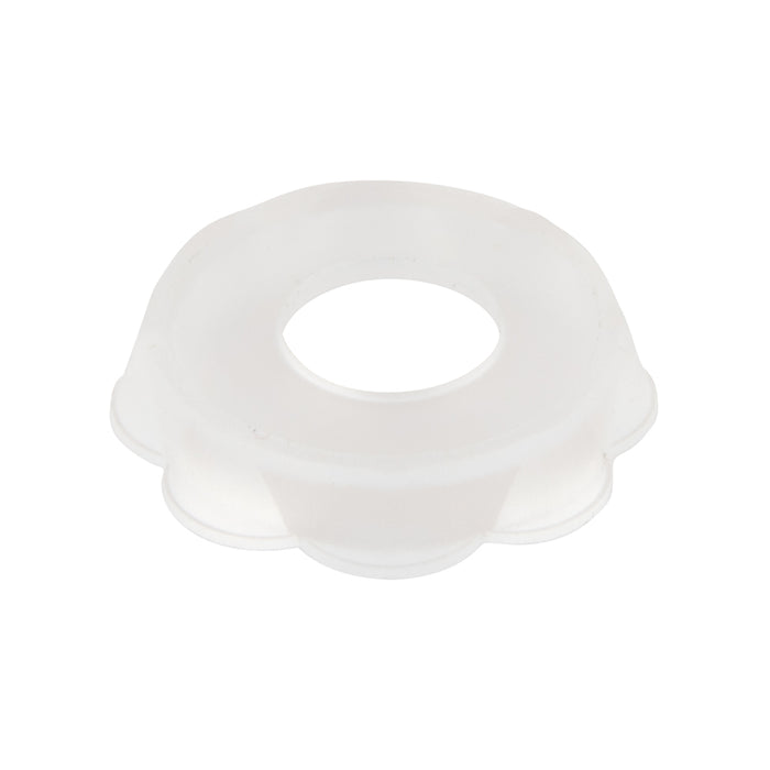 Flat Bottom Washer for Snap Caps .250" Hole DIA. Uv - Stab Polypropylene Neutral