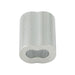 Oval Sleeve for Wire Rope, for 5/16" Cable DIA, Aluminum by Spaenaur Inc.