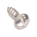 Tamper-Resistant Tapping Screw, Oval Head One-Way Slotted Drive, 8A x 3/4" Length, Stainless Steel 18-8 by Spaenaur Inc.