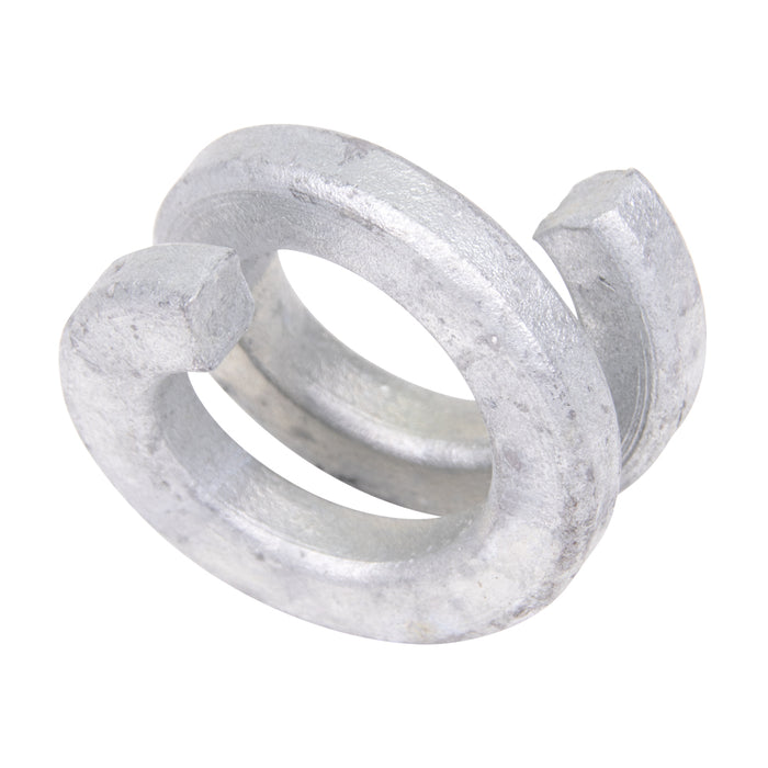 Rondelle hélicoïdale à double spirale pour boulon 5/8 po (largeur 0,234 po x épaisseur 0,188 po) en acier au carbone traité thermiquement et galvanisé à chaud par Spaenaur Inc.