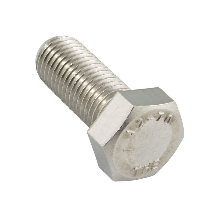 Hex Head Cap Screw DIN 933 M24 x 3.00 x 60mm LG Full Thread A2 Stainless Steel DIN 933/A2 M24X60