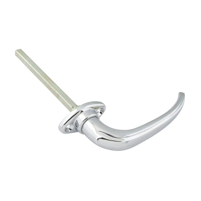 Non-Locking Handle Arched Style 1.5" C. to C. x 5" Shaft LGTH Steel, Chrome Plated by Spaenaur Inc.