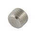 Bouchon conique à douille hexagonale 3/4 po, cône 1/16 po NPT, acier inoxydable, court, standard, par Spaenaur Inc.