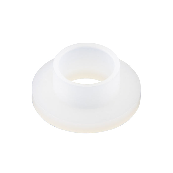 Rondelle à épaulement, longueur 0,187", diamètre de tête 0,495", diamètre intérieur 0,200", nylon, 6/6, couleur naturelle, de Spaenaur Inc.